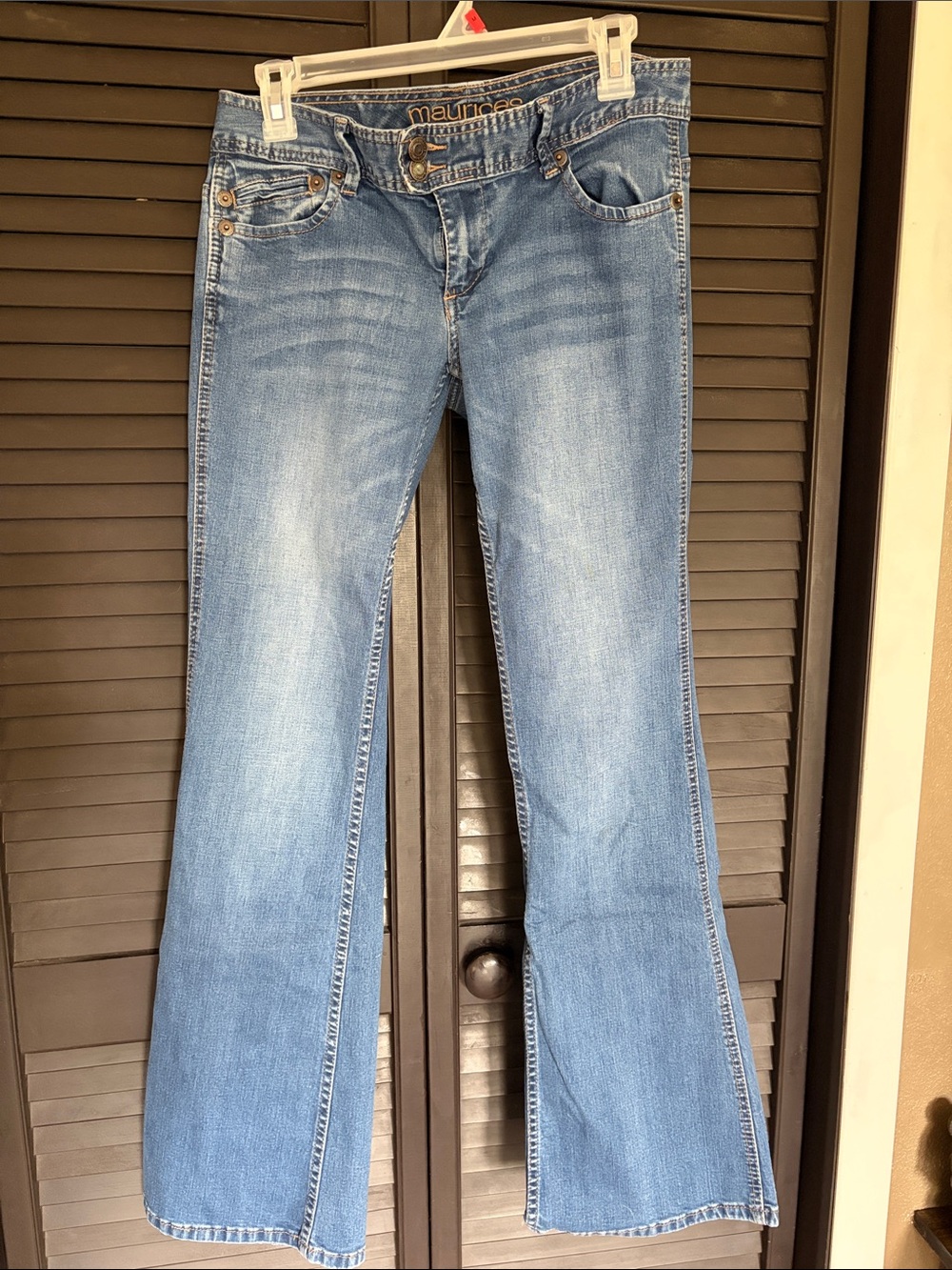 Maurices Light Blue Flare Jeans